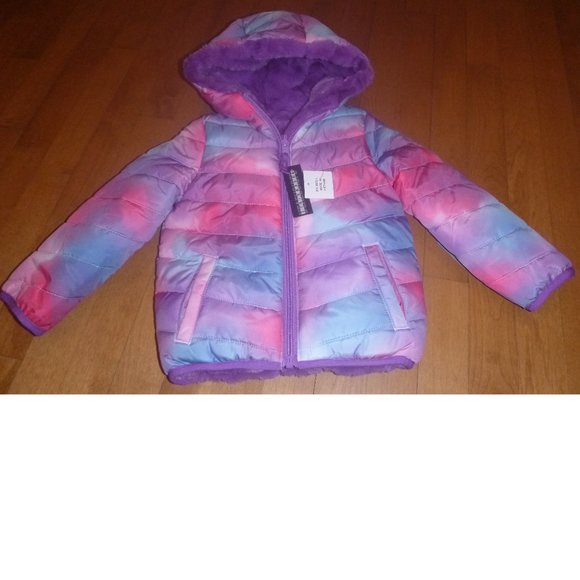 Falls Creek Kids Puffer Jacket - Multicolor Delight - Picture 1 of 3